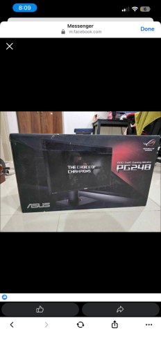 Monitor PG248 24 inch 180hz free G-sync 1 ms RGB LIGHT
