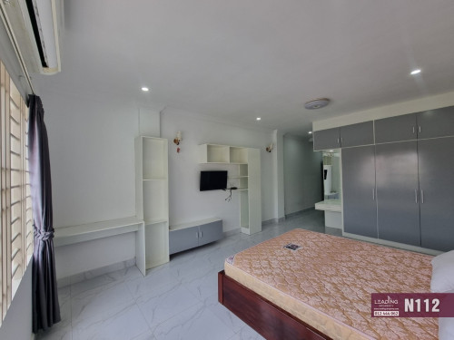 N112 | Western Large Studio Apartment With Elevator For Rent in Toul Sangke