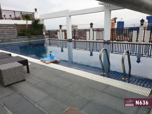 N636 | Boeng Trabek, Rooftop Swimming Pool 1 Bedroom Apartment For Rent Free Serv