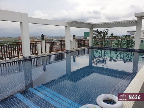 N636 | Boeng Trabek, Rooftop Swimming Pool 1 Bedroom Apartment For Rent Free Serv