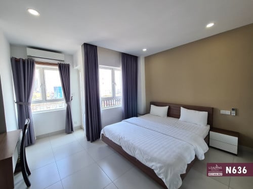 N636 | Boeng Trabek, Rooftop Swimming Pool 1 Bedroom Apartment For Rent Free Serv
