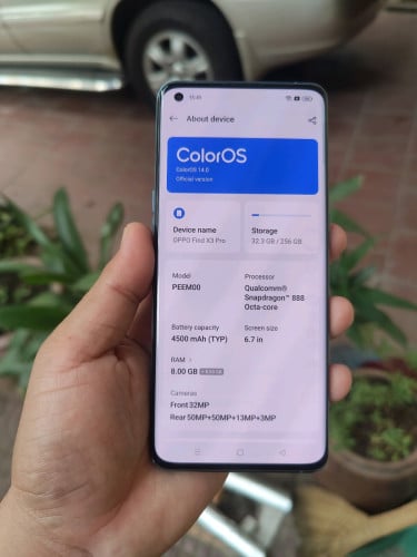 Oppo Find X3Pro សុីនកោងស្អាតដានតិចតួចតម្លៃល្អ