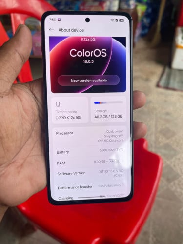 Oppo k12X 5G 128G/8 អត់កាមេរ៉ា