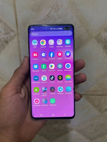 Sall Samsung S10 Plus 5G Ram 8+8GB Snapdragon 855 Storage 128GB Battery 4100mAh smooth all no error