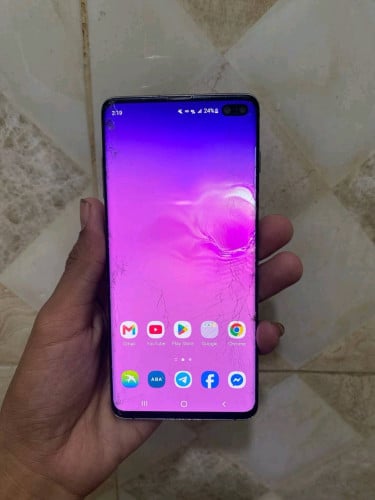 Sall Samsung S10 Plus 5G Ram 8+8GB Snapdragon 855 Storage 128GB Battery 4100mAh smooth all no error