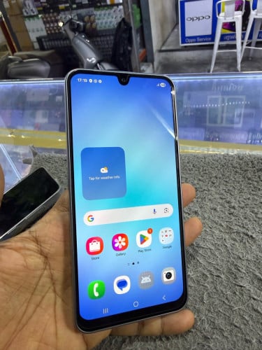 Samsung A17 Ram8G Memory256G ក្រុមហ៊ុនសុីមពីរ មានឆ្នាំងសាក