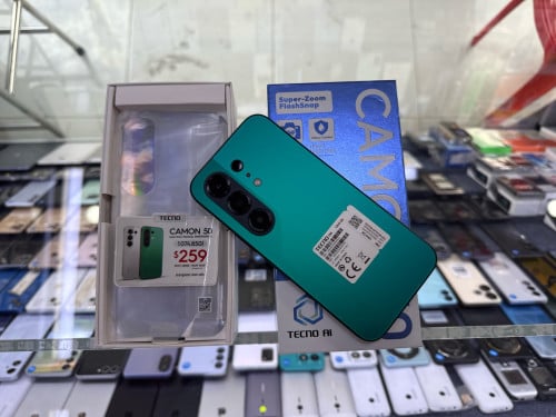 TecnoCamon50 (16g*+128g)ហែកថ្មីអត់ប្រើ