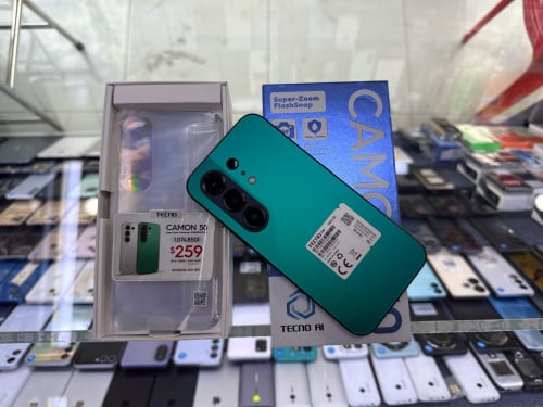 TecnoCamon50 (16g*+128g)ហែកថ្មីអត់ប្រើ