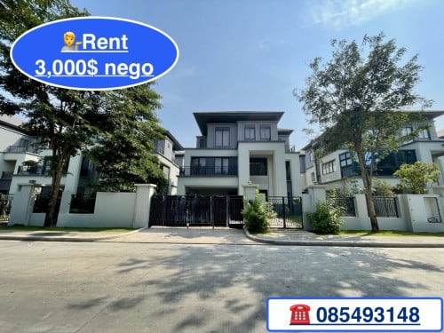 Villa Queen II for Rent at Borey Chip Mong Grand Phnom Penh
