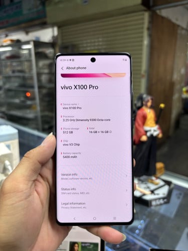 Vivo X100pro 512G Ram16G Sim2 Global ម៉ាសុីនសានុំស្អាត99%