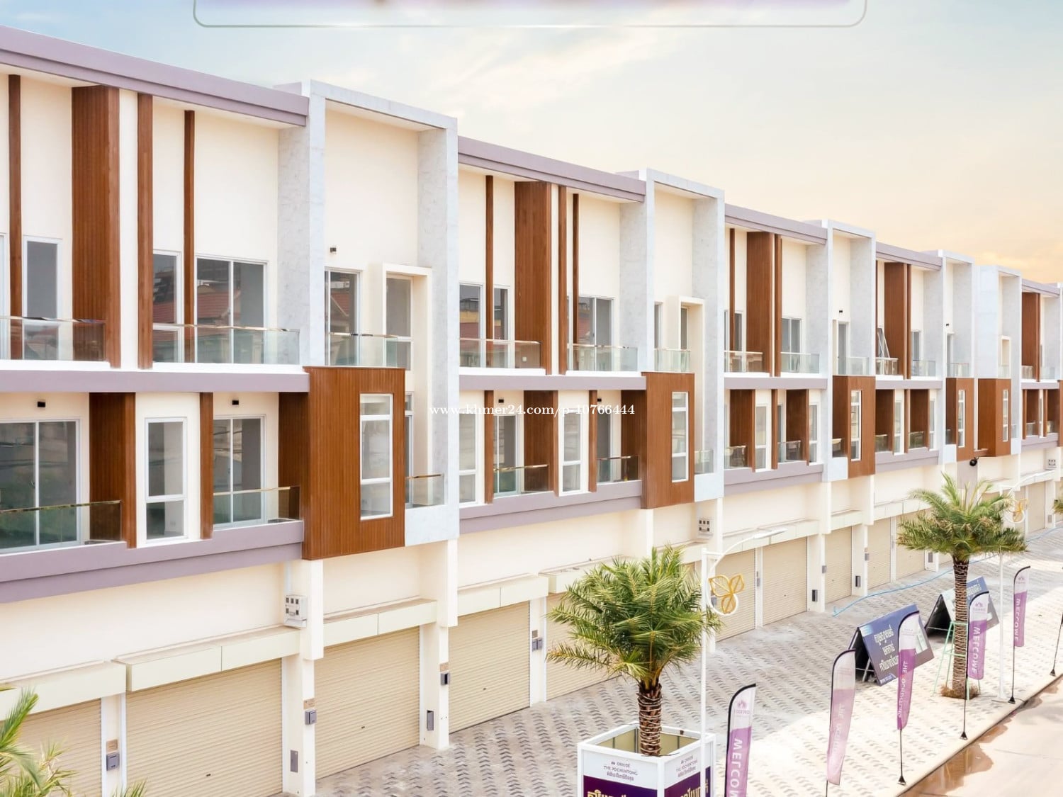 TWO SHOPHOUSE FOR SALE - BOREY ORKIDE POCHENTONG
