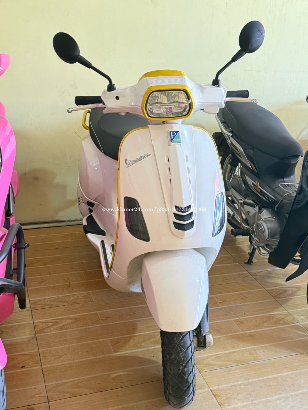 Vespa S125 2026 មួយទឹកក្រដាស់ពន្ធជិះផ្ទាល់គីឡូសុីន