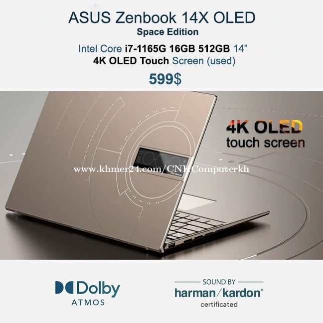 Zenbook 14X OLED Space Edition - $599 _ Core i7 16GB 512GB 14" 4K OLED Touch