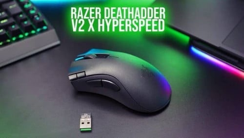 -Mouse Rezer DEATHADDERV2 XHYPERSPEED មានការធានា3ខែពេញ📩