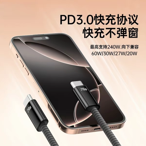 Dual Type-C titanium alloy 240W