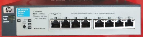Faster data transfer photo/video/gamer high quality, metal case, HP L2 Procurve gigabit switch