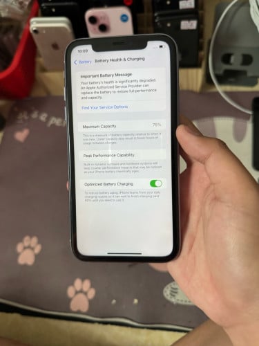 iPhone 11 64GB អេក្រង់សុីន ស្គេនមុខ តម្លៃ 100$