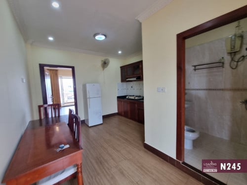 N245 | 1 Bedroom Apartment For Rent Near Toul Sleng Museum Free Wifi and Car Park