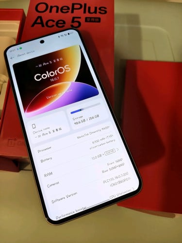 Oneplus ACE 5 Ultra 99% blue color
