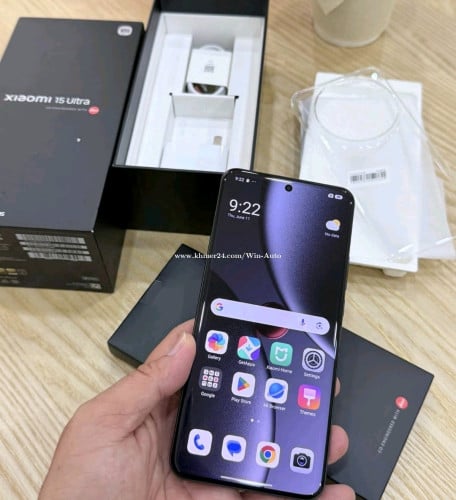 Xiaomi 15 Ultra Ram12G+256GB Global FW តួស្អាត 99% បញ្ចាក់ដានអេក្រង់តិច