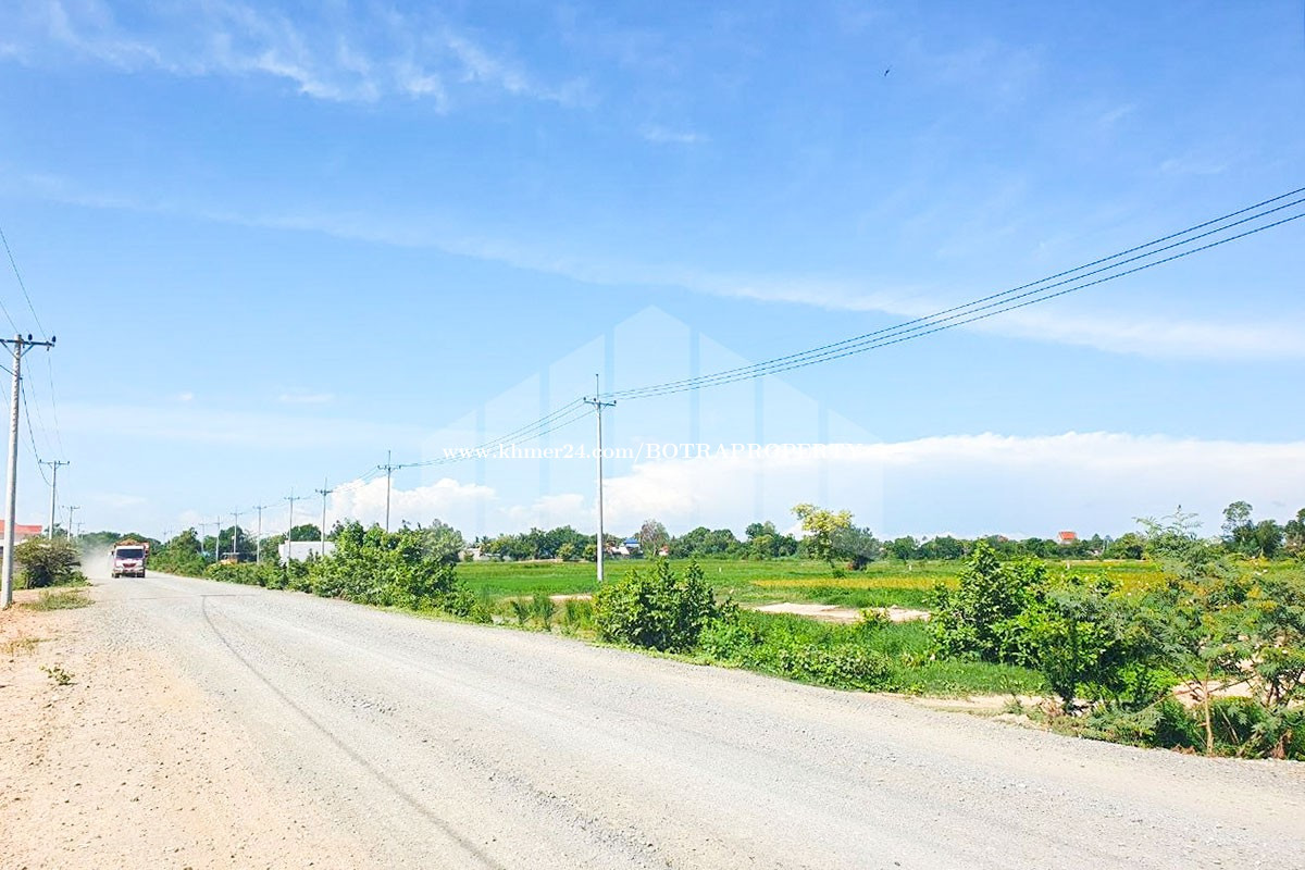 Land for Sale along 32m wide road, near the new airport & National Road 2