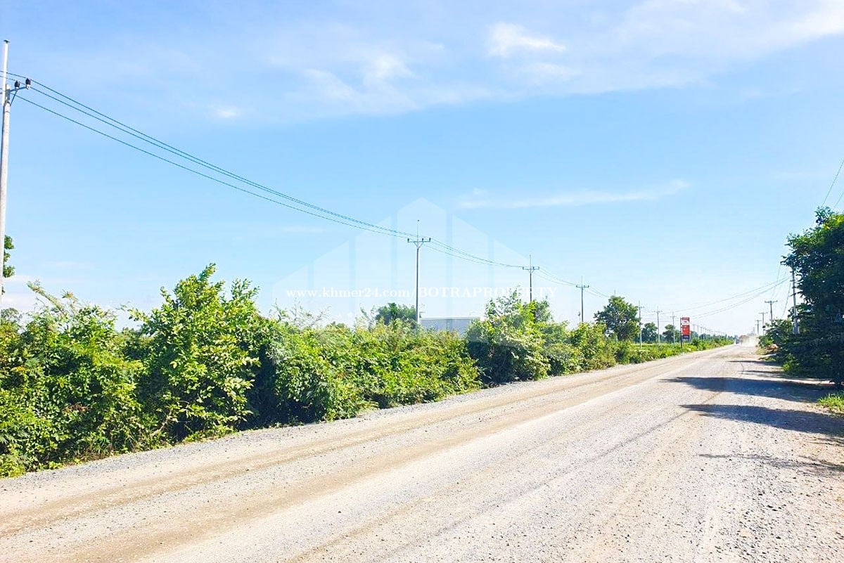 Land for Sale along 32m wide road, near the new airport & National Road 2