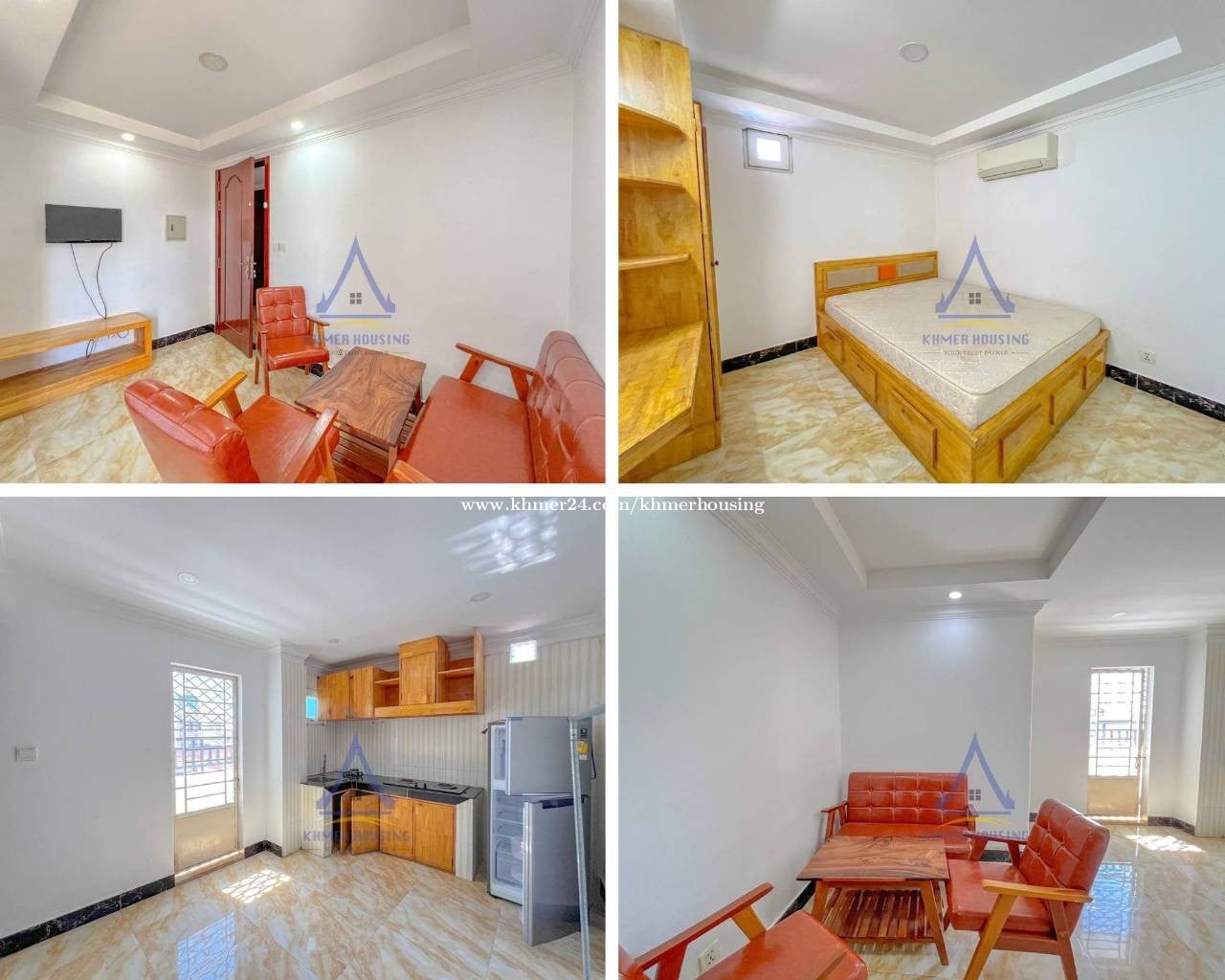 Toul Kork area | Fully furnished one bedrooms with elevator for rent near TK avenue