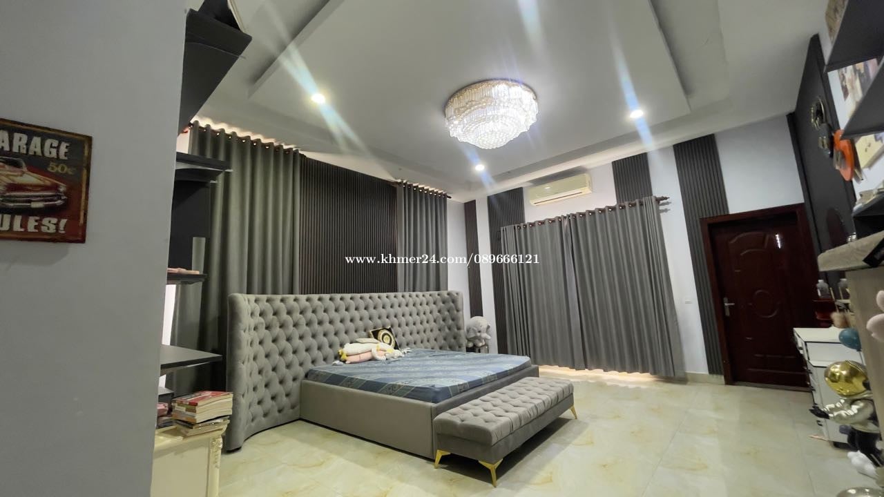 ផ្ទះ Villa ធំស្អាត ប្រណិត ទំហំធំ នៅសែនសុខ – ក្រាំងធ្នង់ ត្រូវការលក់បន្ទាន់ខ្លាំង  (  $1,250,000 តម្លៃចរចារបាន ) ម្ចាស់ផ្ទាល់