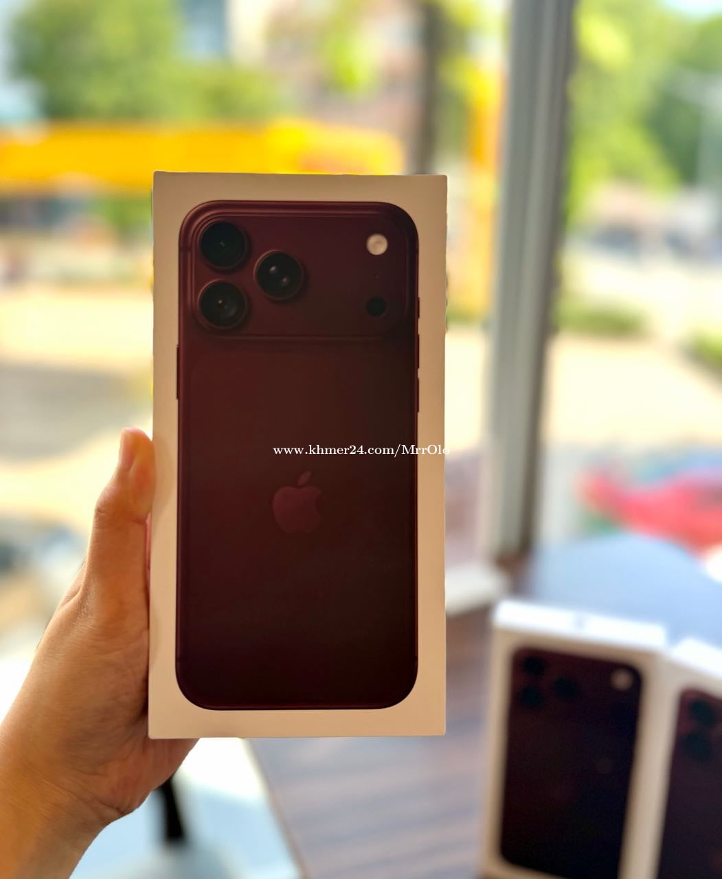 Iphone 18 Pro Max ទំហំផ្ទុក (512G) New 100% Full Box Model ZA តម្លៃ ...