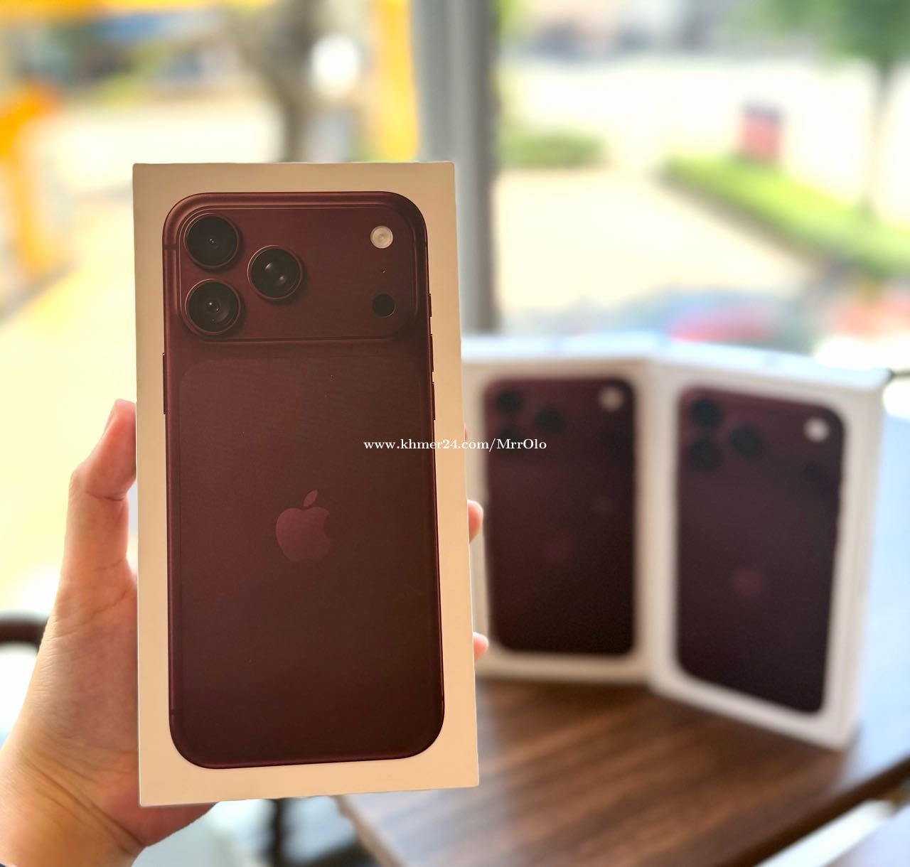 Iphone 18 Pro Max ទំហំផ្ទុក (512G) New 100% Full Box Model ZA តម្លៃ ...