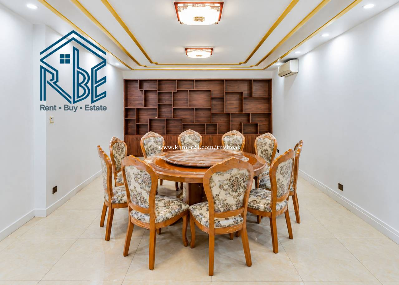 🏡 11-Bedroom Single Villa for Rent in BKK1, Phnom Penh