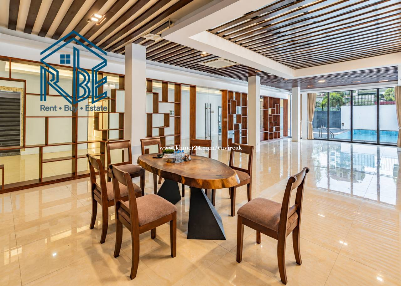 🏡 11-Bedroom Single Villa for Rent in BKK1, Phnom Penh
