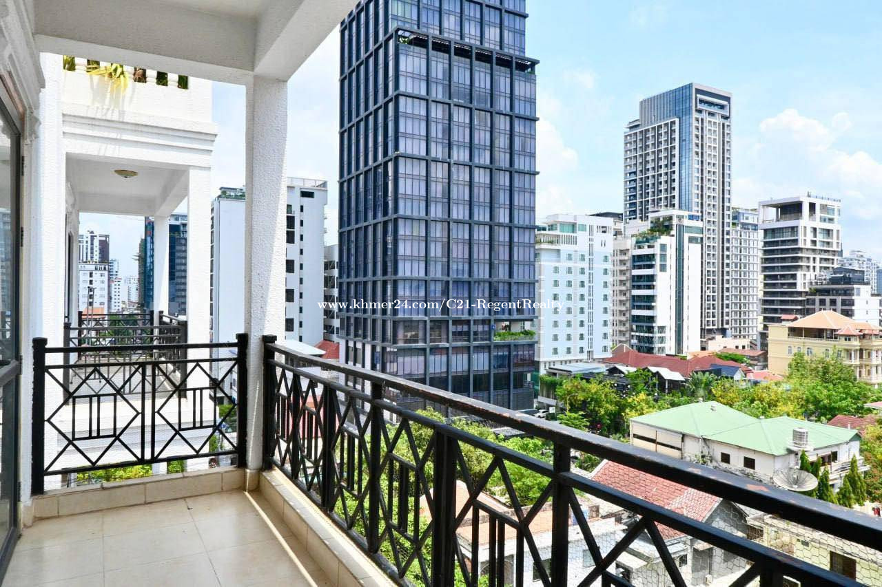 3-Bedroom Apartment for Rent in BKK1 | 150sqm | 7th Floor | Pet-Friendly | $1,200/month