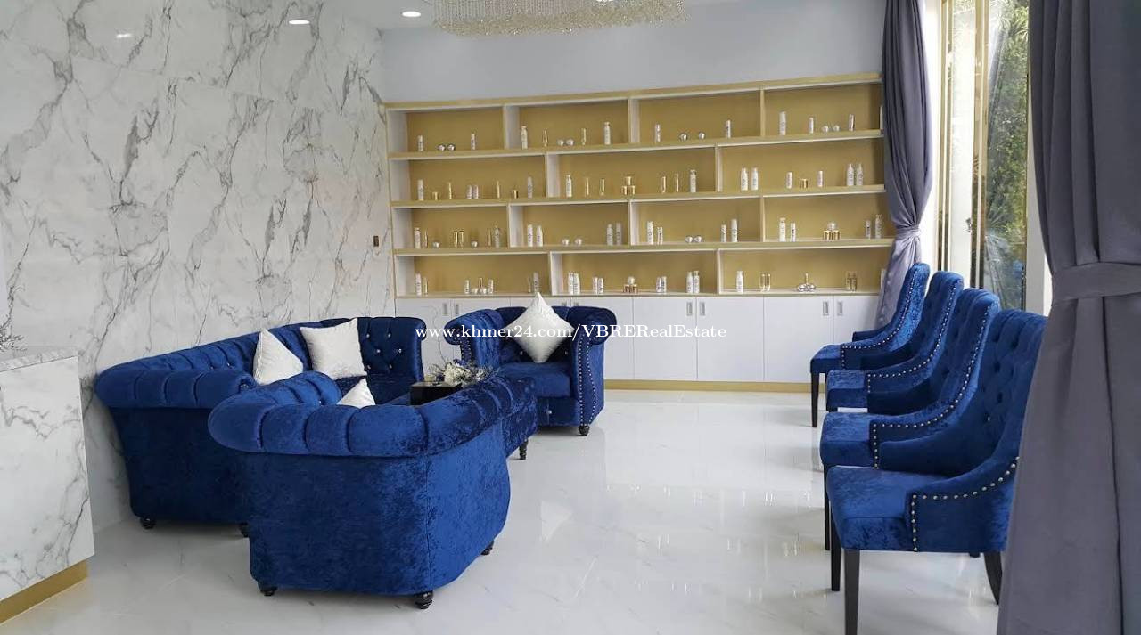 ផ្ទះអាជីវកម្មសម្រាប់ជួល/Shop House for Rent នៅជិតស្តុបផ្សារមាន់អាំង ទីតាំង:សង្កាត់បឹងកក់២ ខណ្ឌទួលគោក