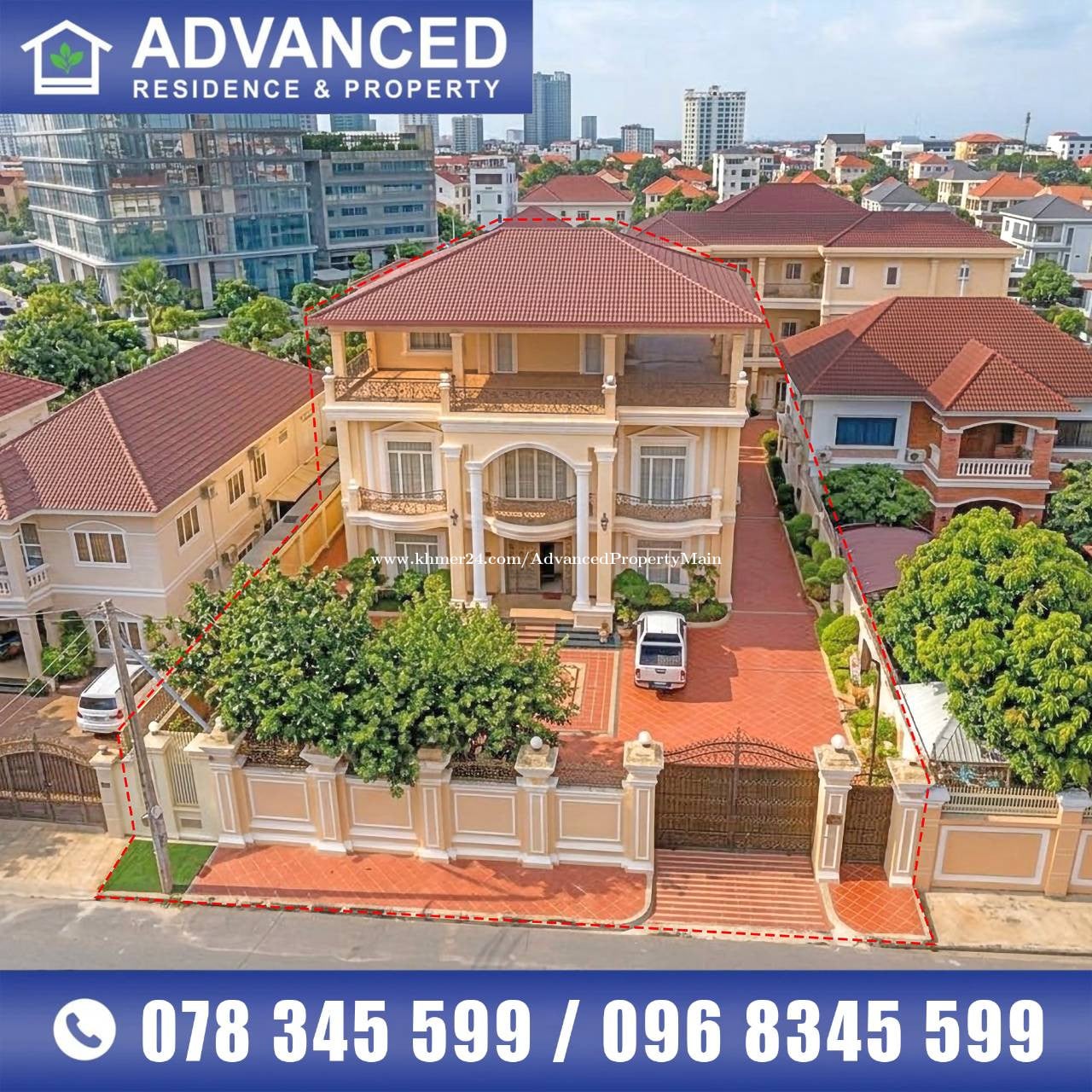 🏠 វីឡាទោល នៅជិតផ្សារទួលគោក ត្រូវការលក់បន្ទាន់ខ្លាំង (កូដ៖ A03-126083)