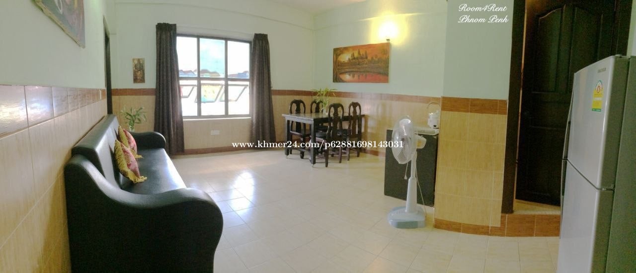 room fully furnished, fridge, air-conditioner, standing fan, hot shower, kitchen, washing machine