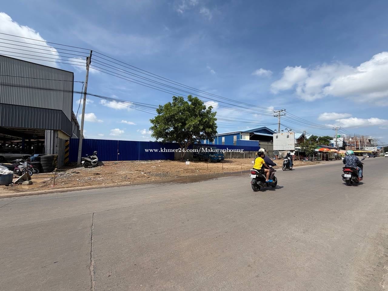 »ដីសម្រាប់ជួលនៅជិតផ្សារសំបួរមាស