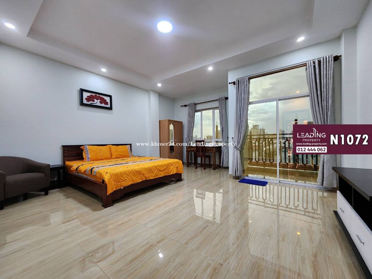 N1072 | Gym, Furnished 1 Bedroom Apartment For Rent