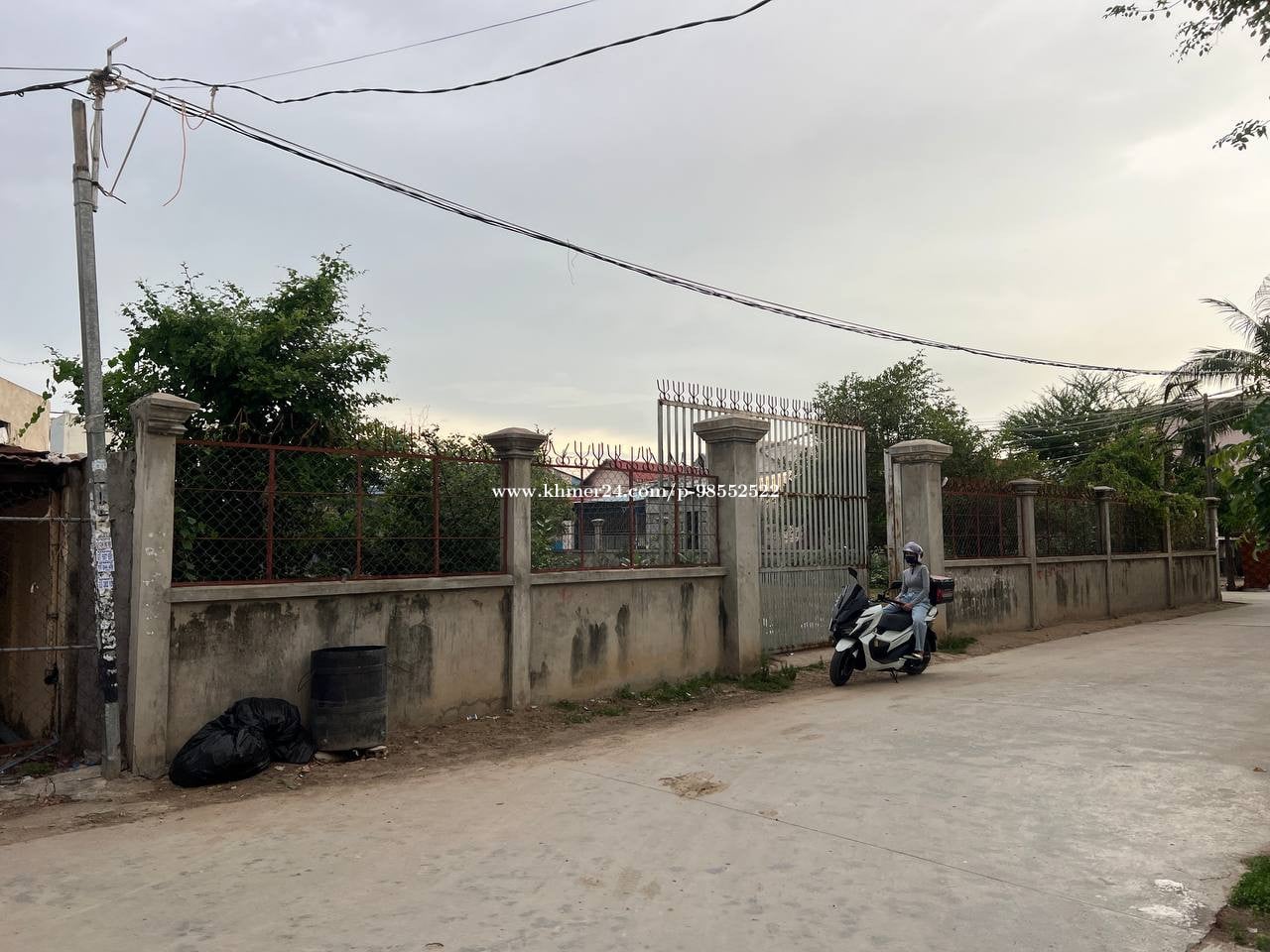 ដីសំរាប់ជួល មានរបង ជិតសាលារៀន វត្ត បុរីហ្គោដិន (មេគង្គលែន) បុរីឈូកវ៉ា1,2...