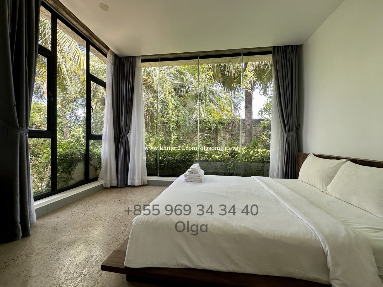 🔑  Siem Reap, Villa with shared Swimming Pool for Rent (#23505)
