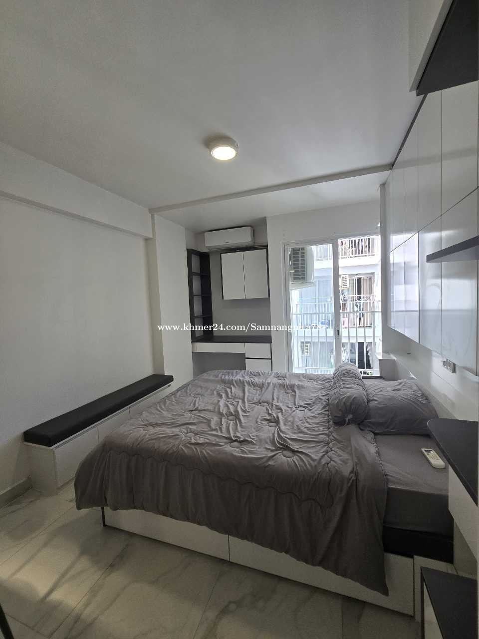 Arakawa studio room nice decor for rent $260 ទឹកថ្លា ក្បែរ RUPP IFL Techno CamEd