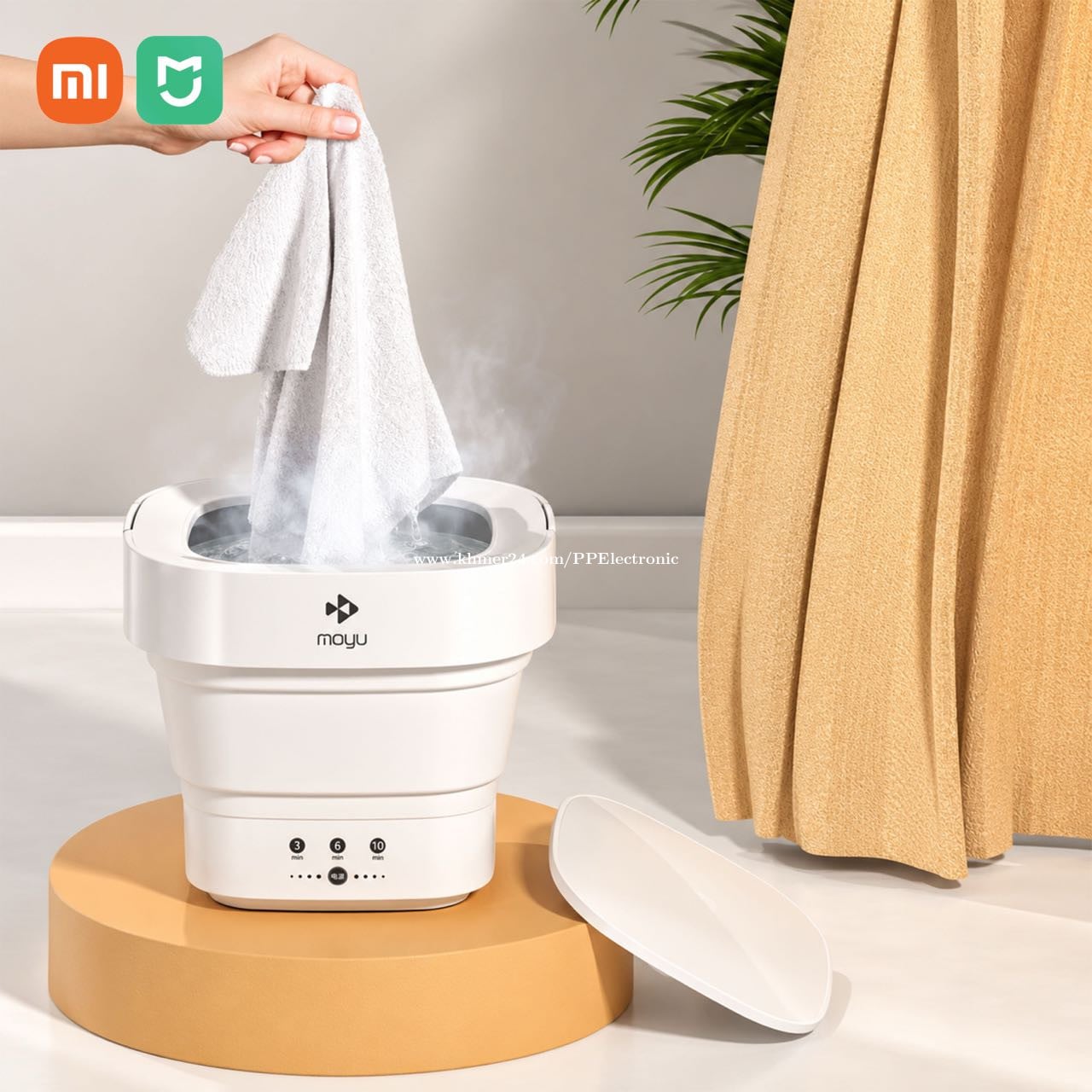 Xiaomi Moyu Mini Washing Machine (ម៉ាស៊ីនបោកសម្លៀកបំពាក់ខ្នាតតូច) price ...