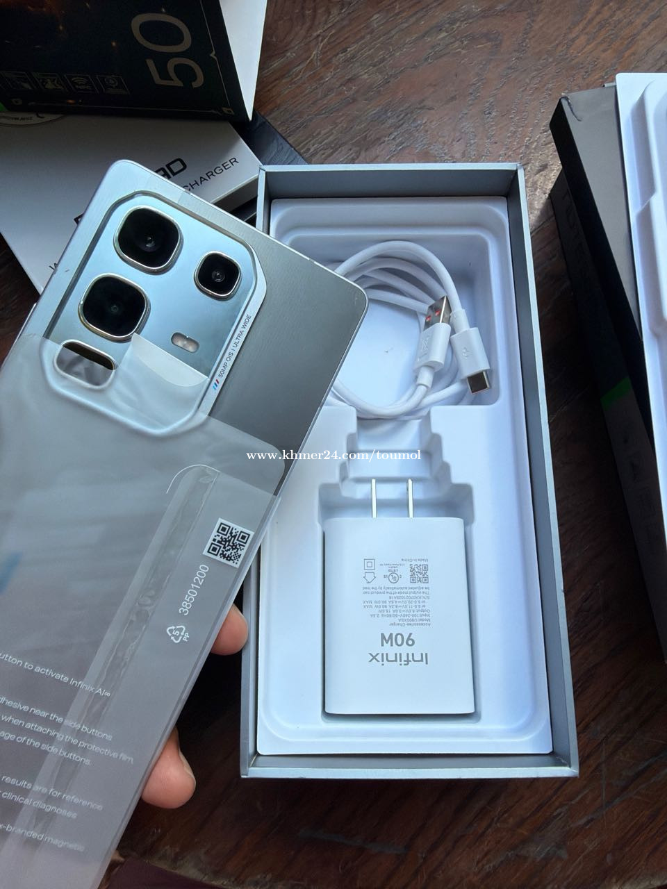 Infinix Note50pro Infinix note 50 pro 99% price $180.00 in Monourom, Prampir Meakkakra ...