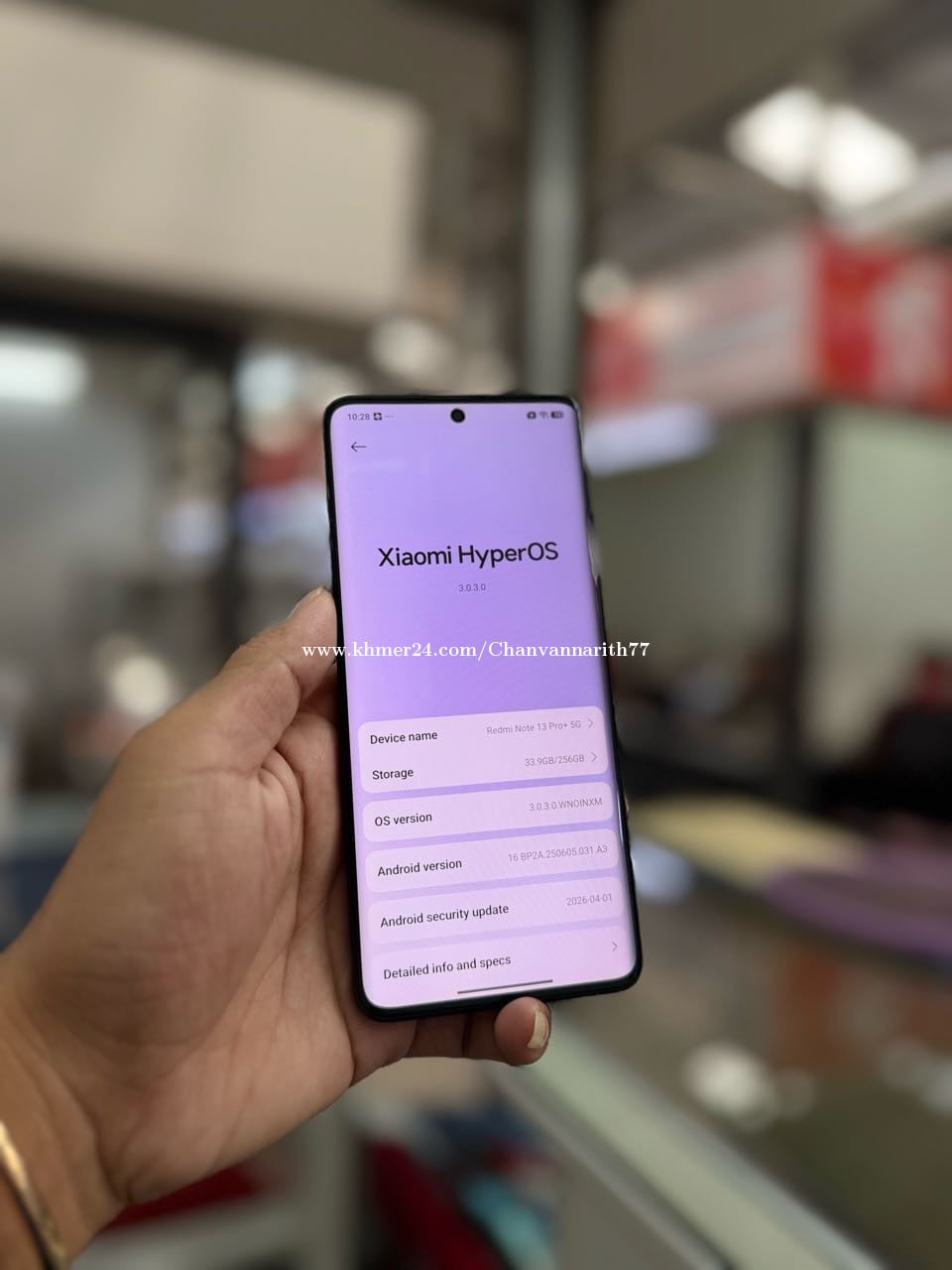 Note 24 Cost Redmi Note 13pro+ 5G price $180.00 in Phsar Daeum Kor, Tuol Kouk, Phnom ...