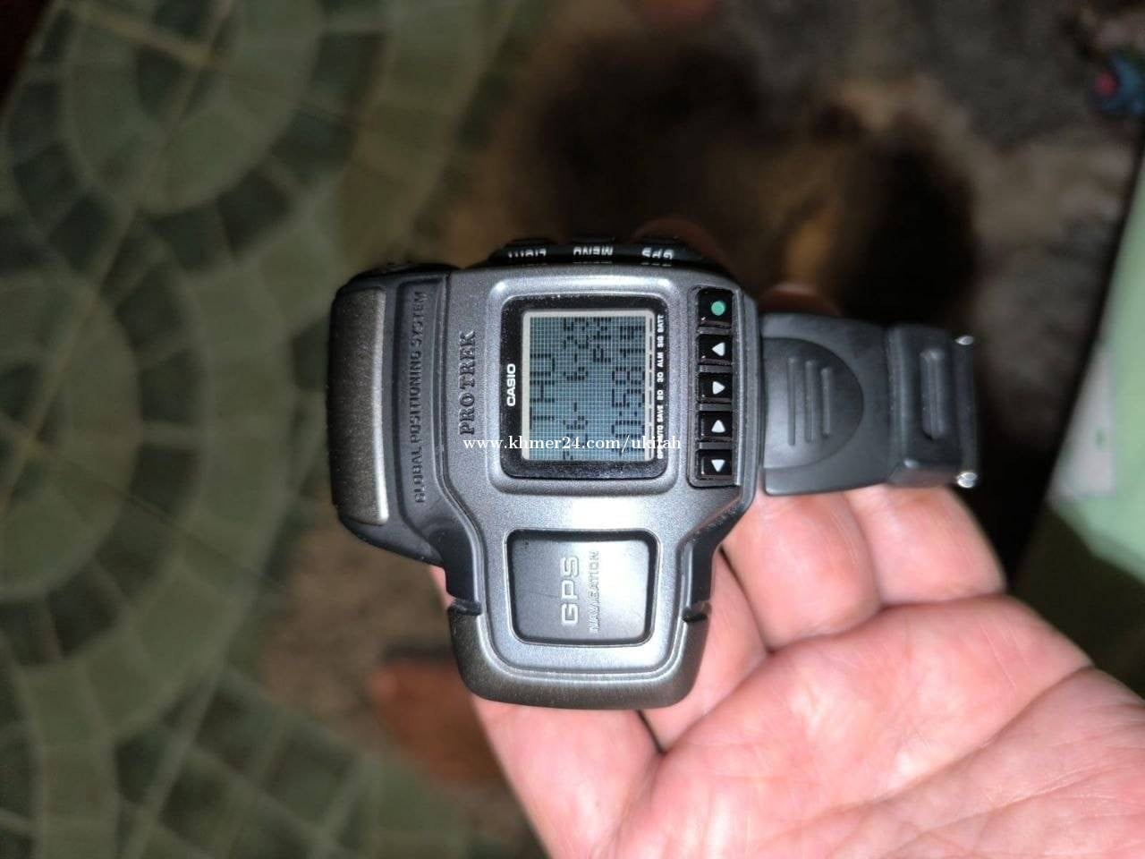 Casio Pro Trek PRT-1GPJ GPS Navigation Digital Watch 1999 Vintage Japan ...