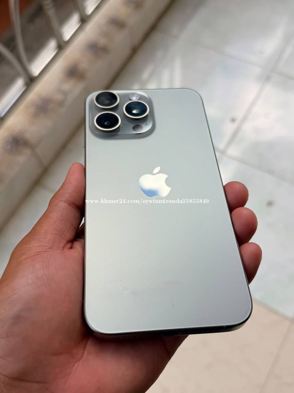 Iphone 15 Modal Iphone 15 pro max 256gb 2 physical sim price $650.00 in Boeng Keng Kang ...