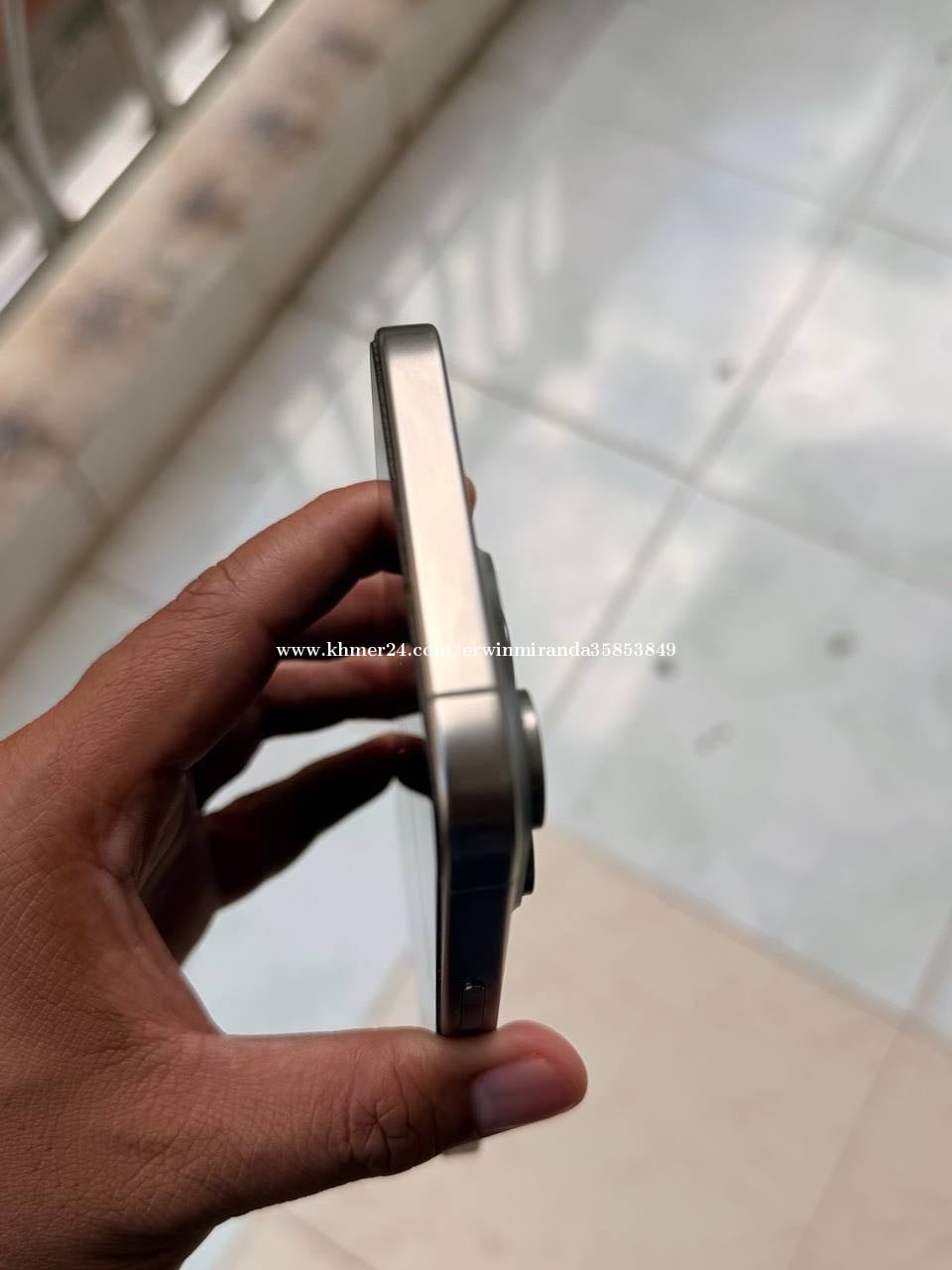 Iphone 15 Modal Iphone 15 pro max 256gb 2 physical sim price $650.00 in Boeng Keng Kang ...