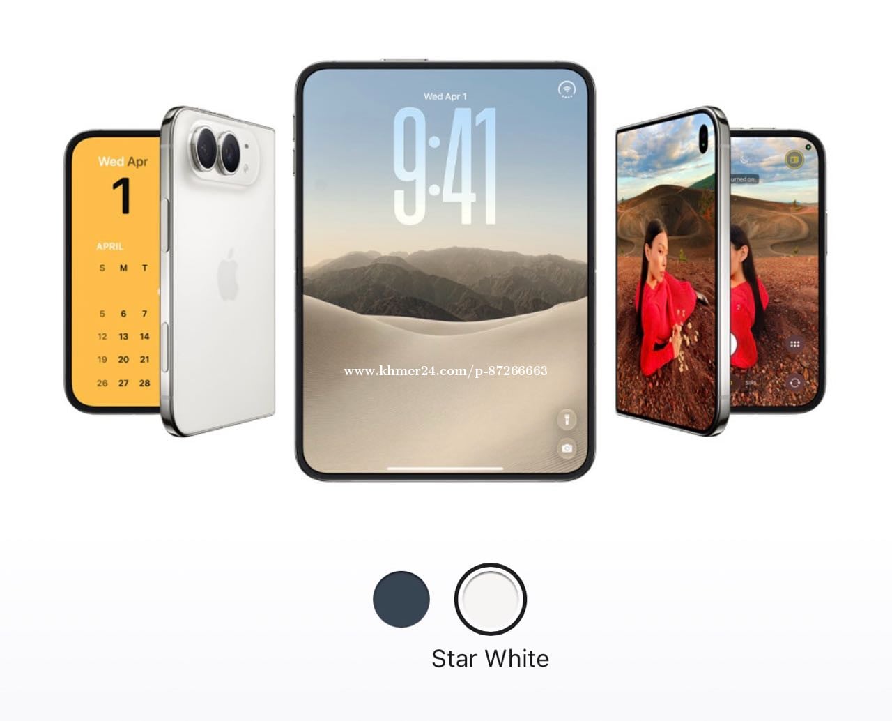 iphone Dou 256G star white 256G AT price $2699.00 in Boeng Trabaek ...