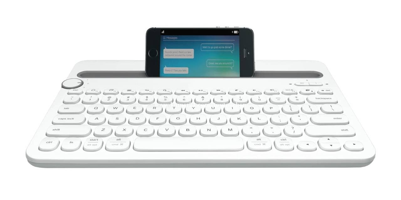 Bluetooth Multi-Device Keyboard Logitech K480 - WHITE price $37.00 in ...