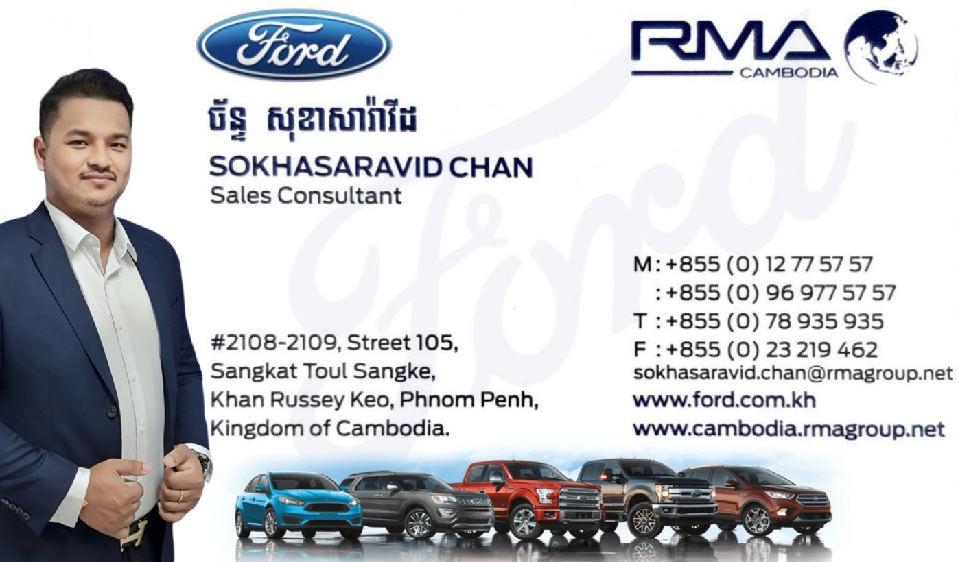 Sokha Saravid (លក់រថយន្តFord )